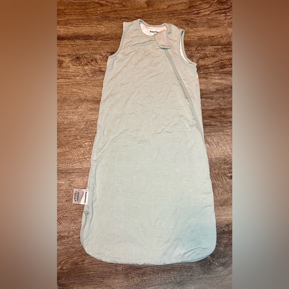 BubblePanda Bamboo Sleep Sack – Sage – Size S (0–6M)